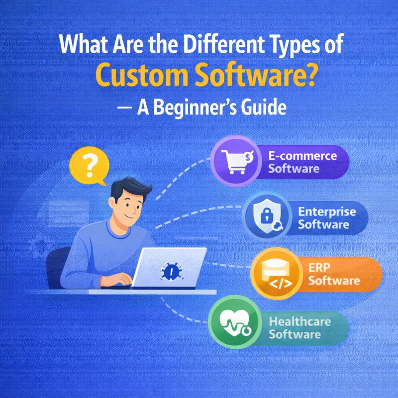 What Are the Different Types of Custom Software? – A Beginner’s Guide